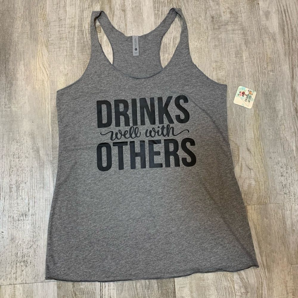 NWT Next level apparel “drinks well with others” Razorback - Picture 8 of 10